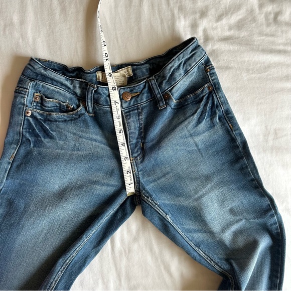 BD by Bella Dahl Blue Western Boot Cut Jeans with Embroidered Boho Size 26 - Picture 15 of 16